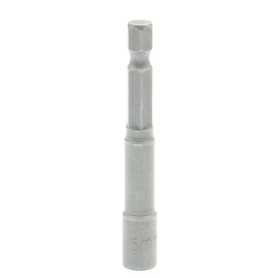 5mm X 65mm 1 шт., 5 мм-19 мм, шестигранная розетка, крепкий Магнитный гайковерт, набор сверл, адаптер, 1/4 дюйма, шестигранный адаптер, силовой держатель сверла, сеттер - Цвет: 5mm X 65mm