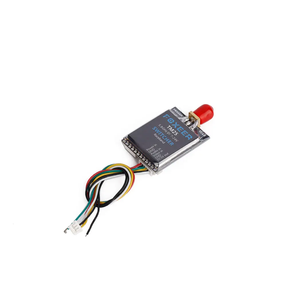 Foxeer TM25 5 8G 40CH 25/200/600mW Регулируемый переключатель видеопередатчика|video transmitter|video