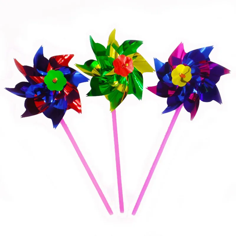 

20Pcs/lot Colorful Plastic Small Windmill DIY Decoration Cartoon Gifts Children's toys