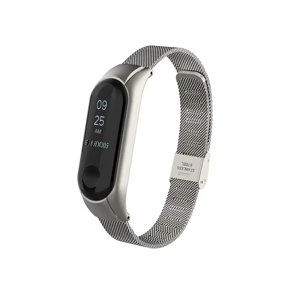 Браслет mi Band 3 металлический Безвинтовой браслет из нержавеющей стали для Xiaomi
