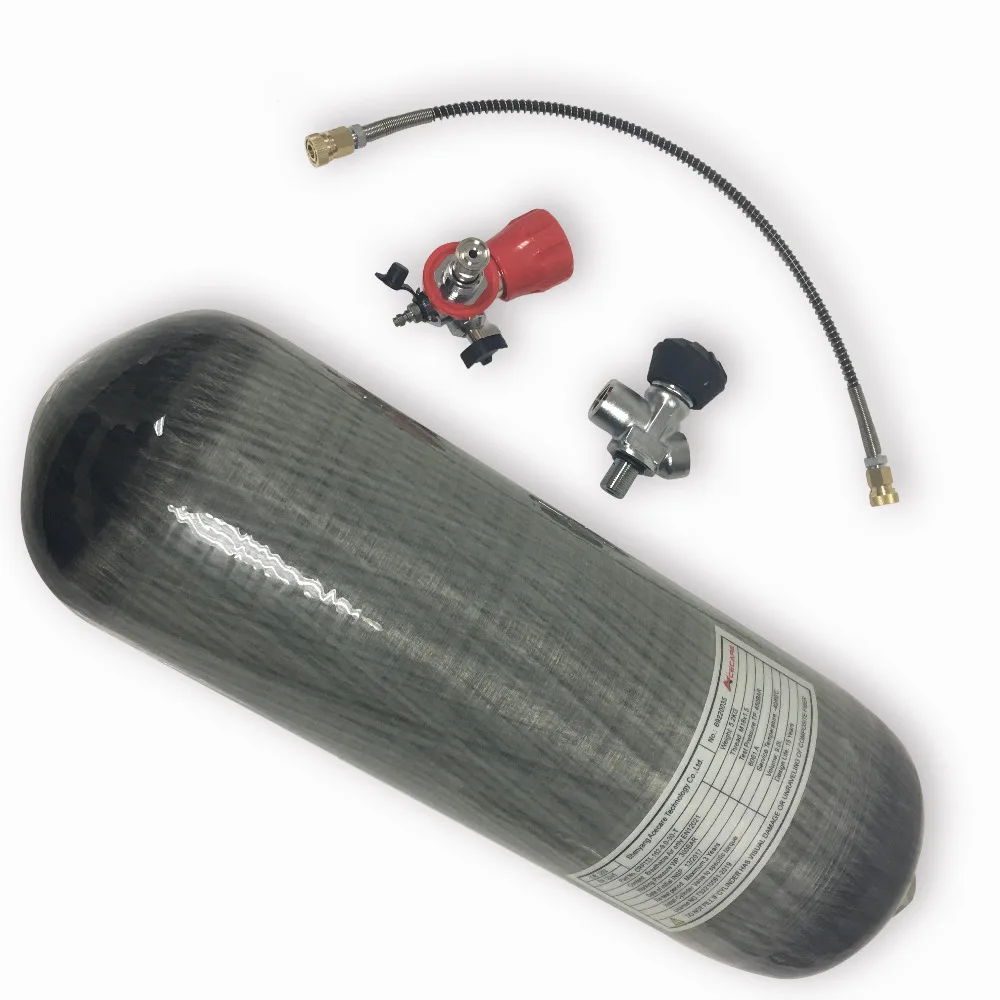 AC109301 9L CE 4500Psi баллон из углеродного волокна SCBA для пневматического ружья охоты с