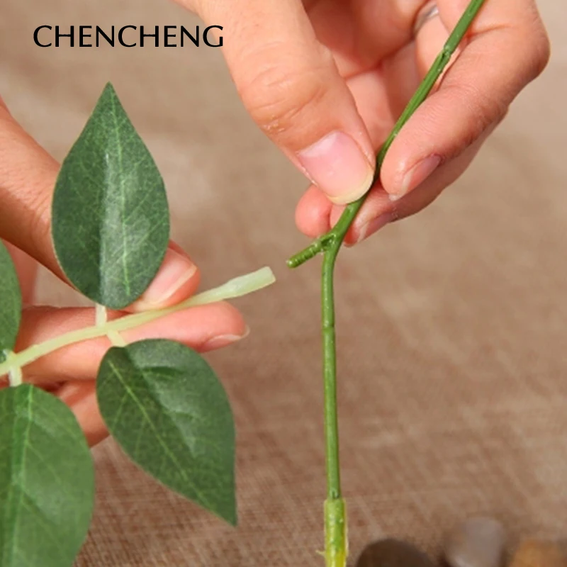 CHENCHENG 12 шт./лот искусственная шелковая Глициния Цветок стена из виноградных лоз подвесной ротанговый невесты Дом Сад Отель Свадебный декор