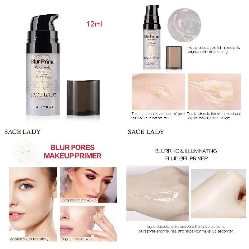 SACE LADY Blur грунтовка для макияжа основа лица контроль жирности матовый макияж
