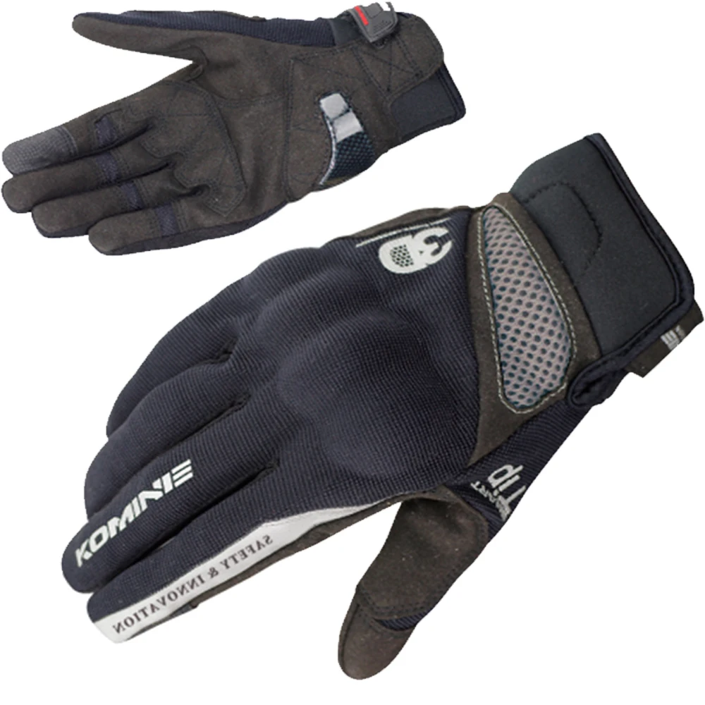 Сенсорный экран! Komine GK-163 3D дышащие летние перчатки мотоциклетные для езды на
