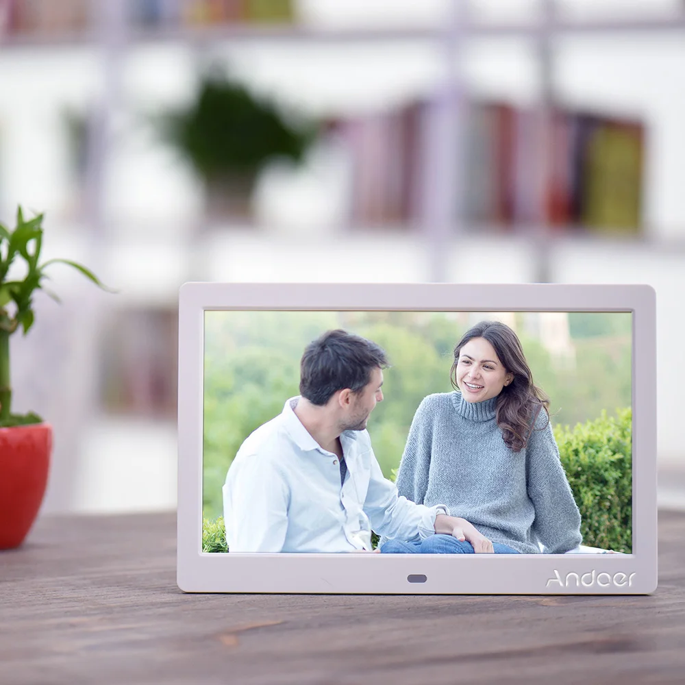 Andoer 10 дюймов IPS цифровая фоторамка 2 4G Ультра чувствительный пульт дистанционного
