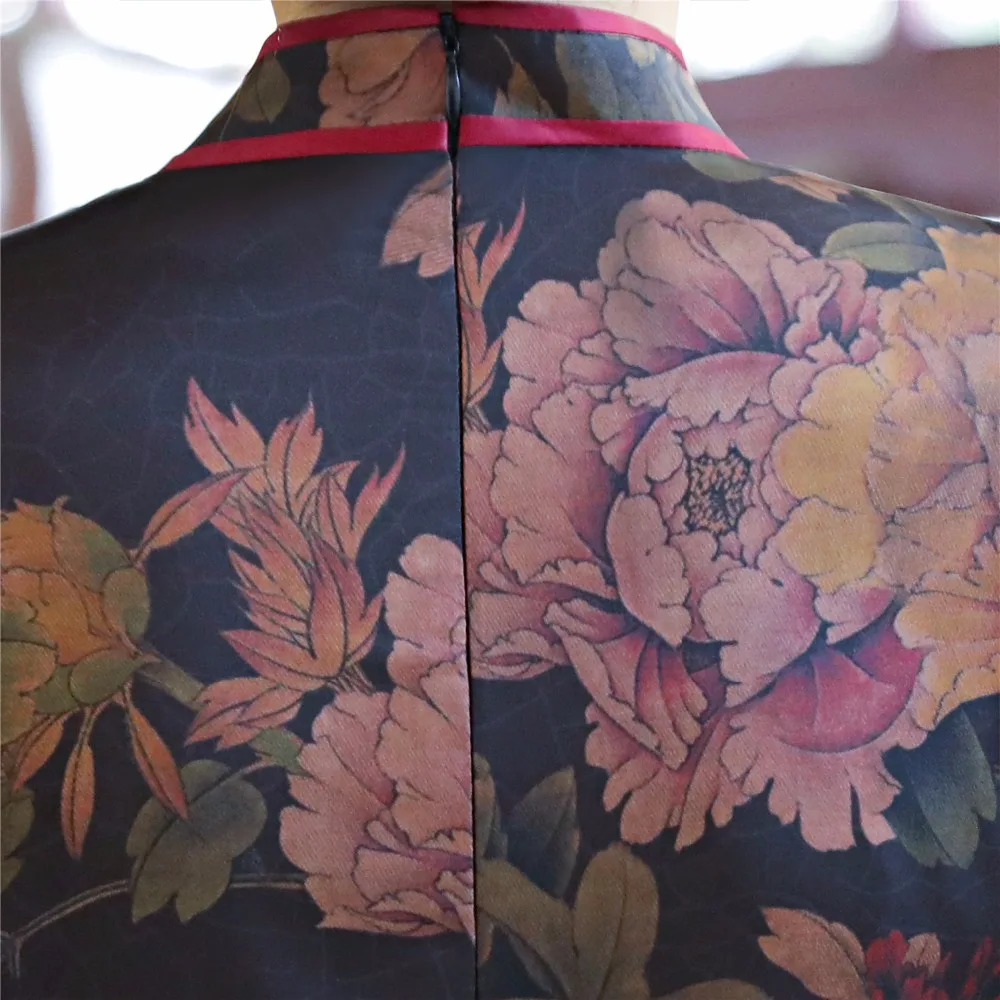 Shanghai Story Chinese Qipao dresses Cheong-sam Long Oriental Dress retro dress for Women | Женская одежда