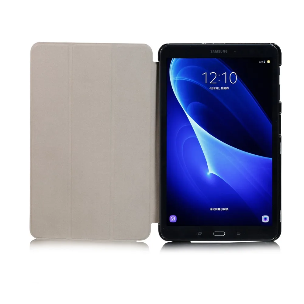 Kemile Тонкий Магнитный откидной Чехол из ПУ кожи с откидывающейся крышкой для Samsung Galaxy Tab A 10,1 T580 T585N крышка с Беспроводной Bluetooth клавиатура