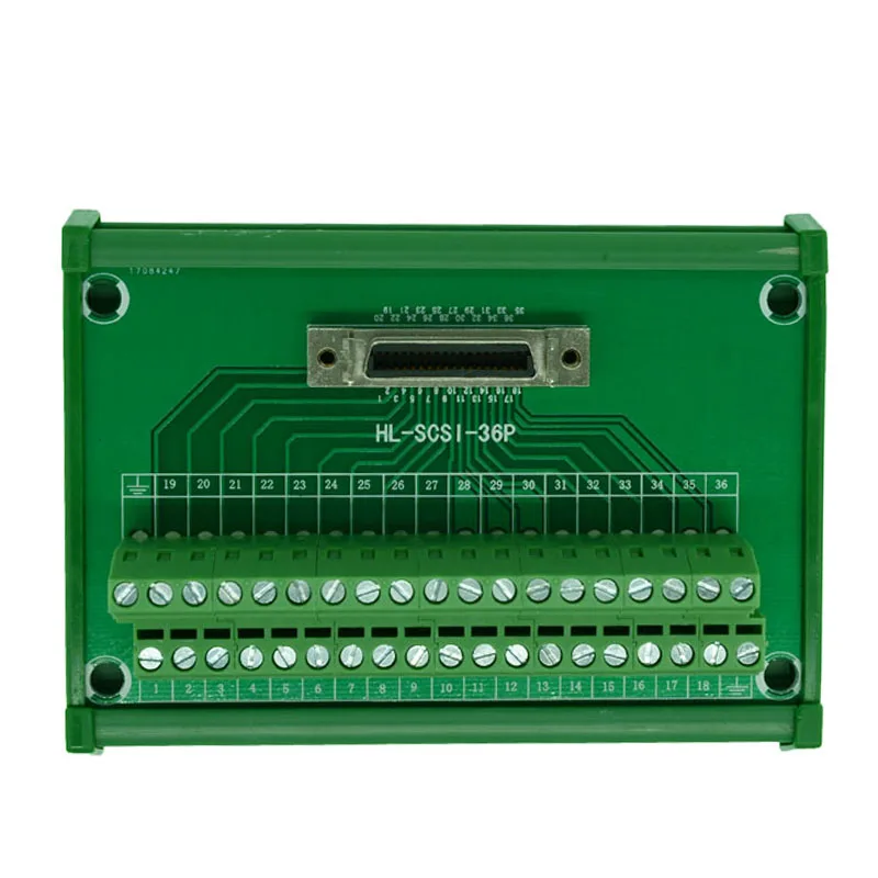 Servo SCSI36 модуль din-рейку 36-pin 0,0" Мини D лента/MDR женский интерфейсный модуль, SCSI36 коммутационная плата с кабелем