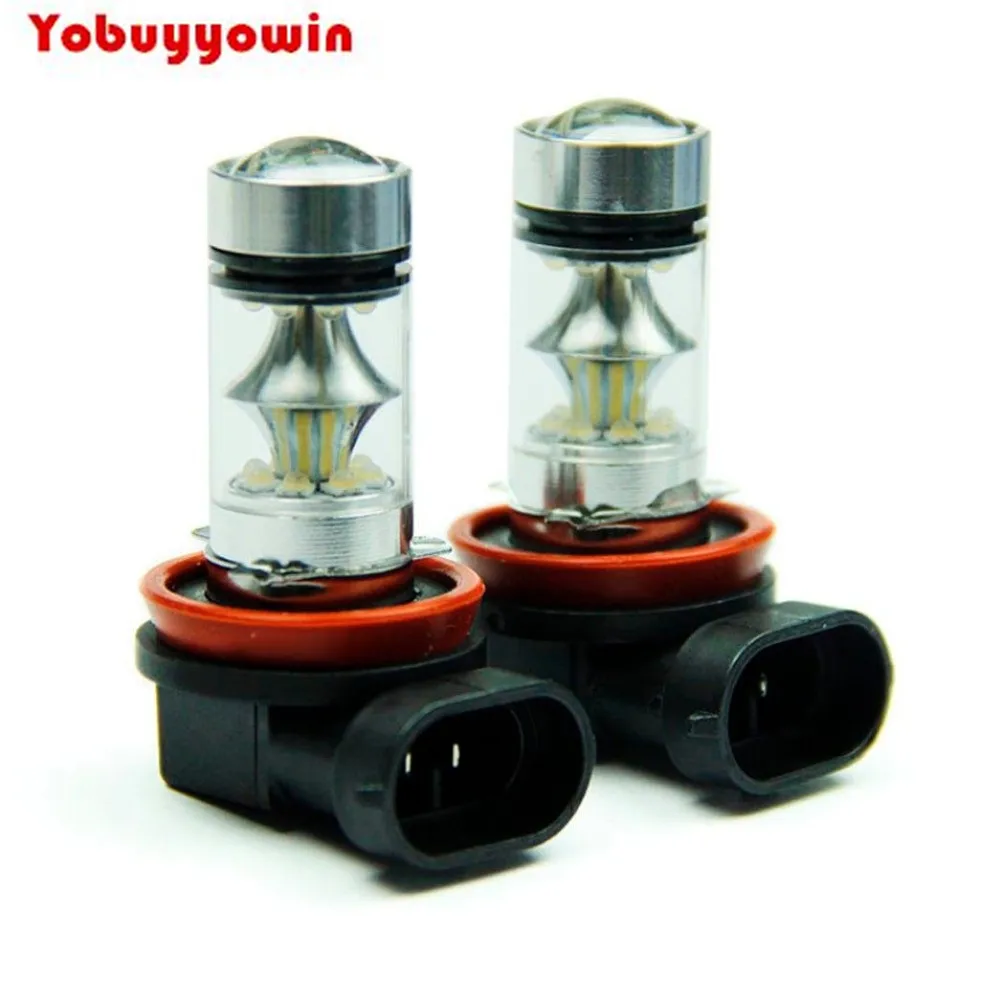 Par светодиодные чипы Cree 20smd 100W H8 H11 H9 Farol Neblina Milha Drl 6000 K | Автомобили и мотоциклы