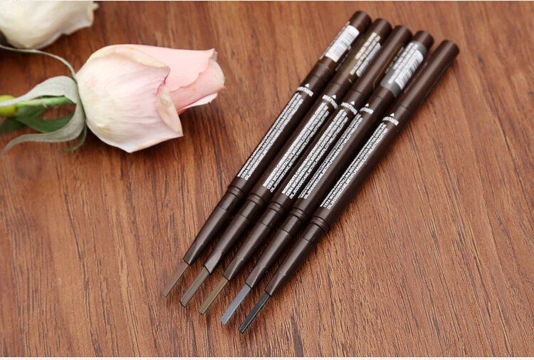 Треугольный топ карандаш для бровей макияжа автоматический вращающийся