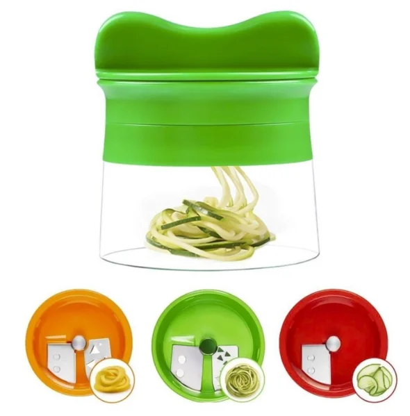 Ручной спагетти овощей Spiralizer Фрукты Терка спираль слайсер овощной салат резак для моркови огурец Терка спагетти производитель