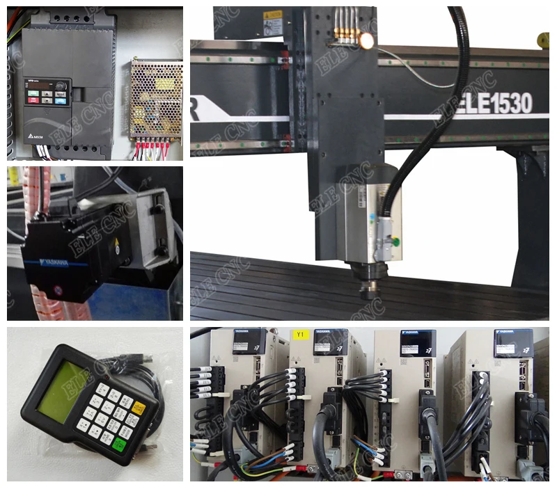 Discount price 3D 1530 3 axis CNC router Wood cutting machine for solidwood with HSD air cooling spindle | Всё для