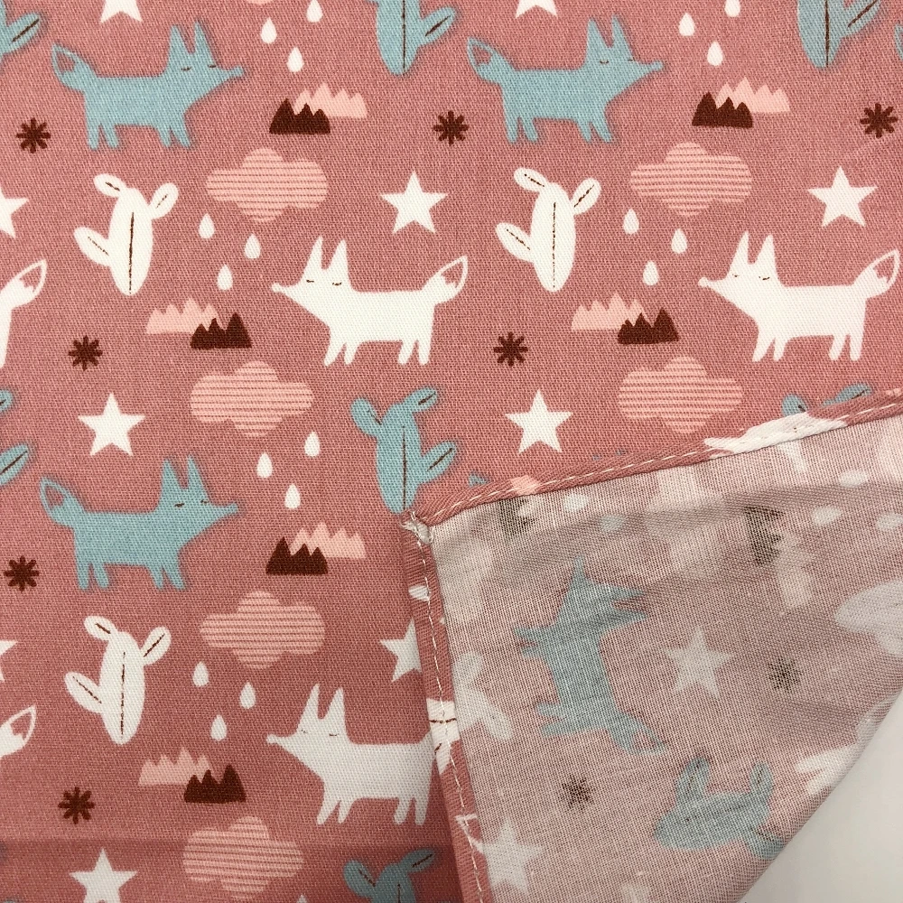 Прекрасный Фокс банданы повязки Furoshiki Шарф Платки столовых так много использует/ хлопок Размеры 48 см(+- 1 см