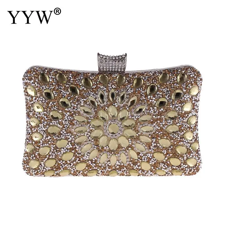 gold Роскошный женский клатч, стразы, на палец, вечерняя сумочка, мини, Bolsa Feminina, для свадебной вечеринки, сумочка с кристаллами, кошелек, дизайнерский, дневной клатч - Цвет: gold