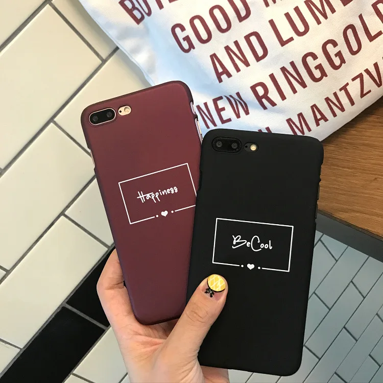 Чехол для iphone 7 8 X чехлы 6 s S se 2020 чехол XS Max XR Plus жесткий красный чехол|Бамперы| |