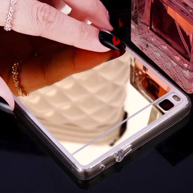 Luxury Acrylic Mirror Phone Case for Huawei Mate 10 Lite P10 P20 Pro P8 P9 2017 Mini P Smart Bling Makeup Cover Cases |