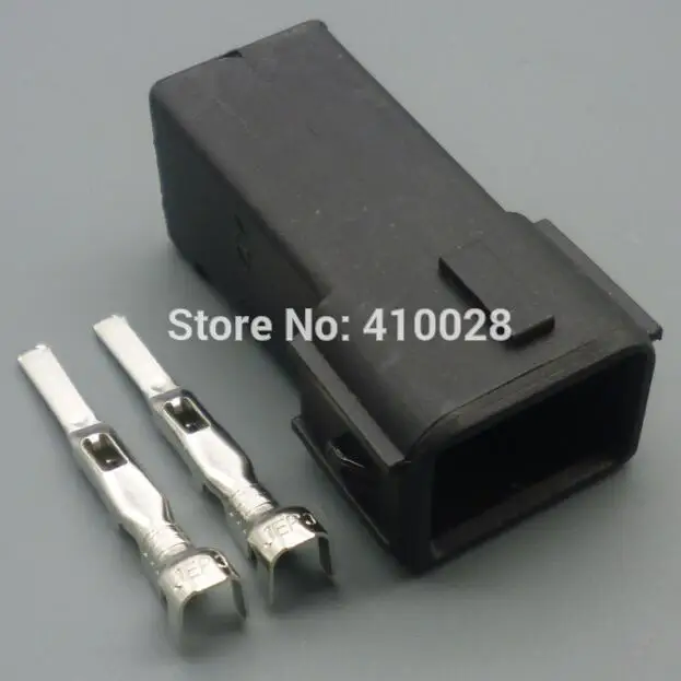 100set male Shhworldsea 5/30/100 компл. 2.2 мм Мужской Женский 2Pin 1996-2002 для Honda Accord Keihin OBD2 NH1 Инжектор топлива электрический разъем - Название цвета: 100set male