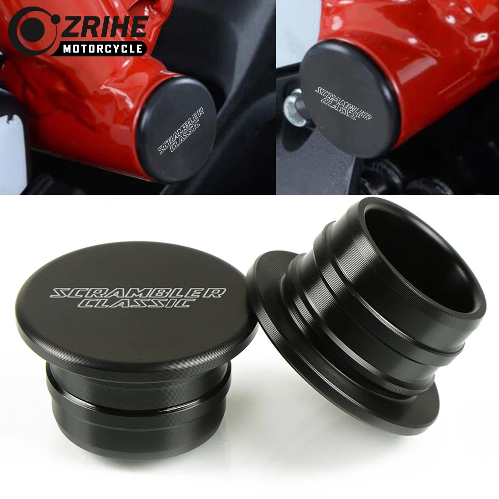 

Крышки с отверстиями для рамы мотоцикла, декоративная крышка, задняя крышка с отверстиями для качающейся руки, для Ducati Scrambler Classic 2015, 2016, 2017, ...