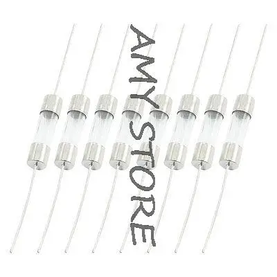 250V 6A 5mm x 20mm осевой цилиндр стеклянные трубки предохранителя