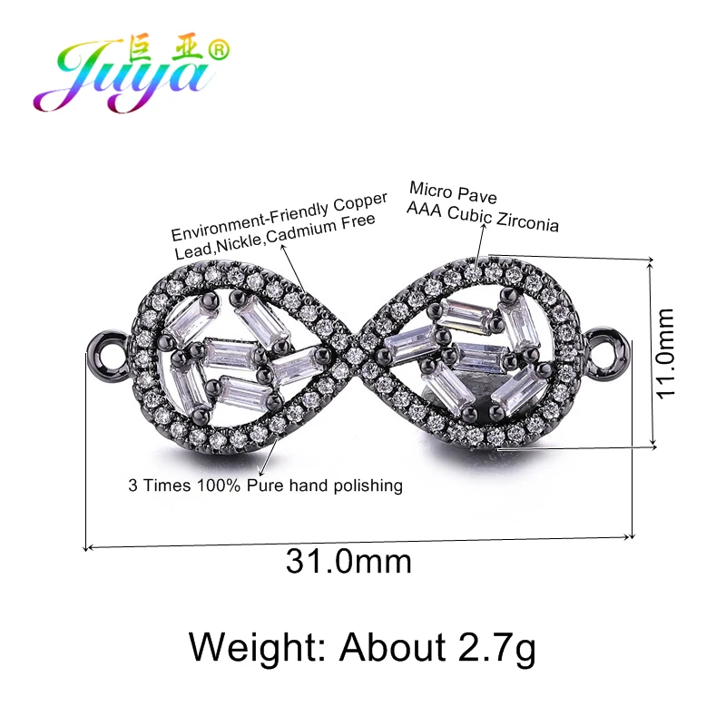 Ювелирные изделия Juya Infinity, аксессуары для женщин, браслет, ожерелье, серьги