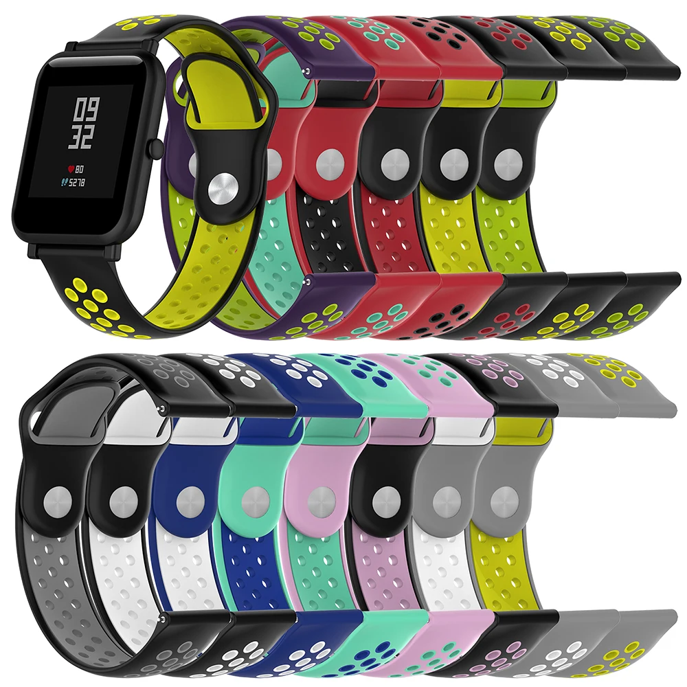 LEMDIOE оригинальный Смарт-браслет для Xiao mi Amazfit ремешок Bip мягкий спортивный