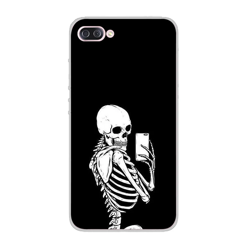 ciciber Phone Cases For ASUS Zenfone 4 Max Plus Pro Live 3 GO Case Back Cover ZC520KL ZB501KL ZC554KL ZB500KL Human Skeleton |