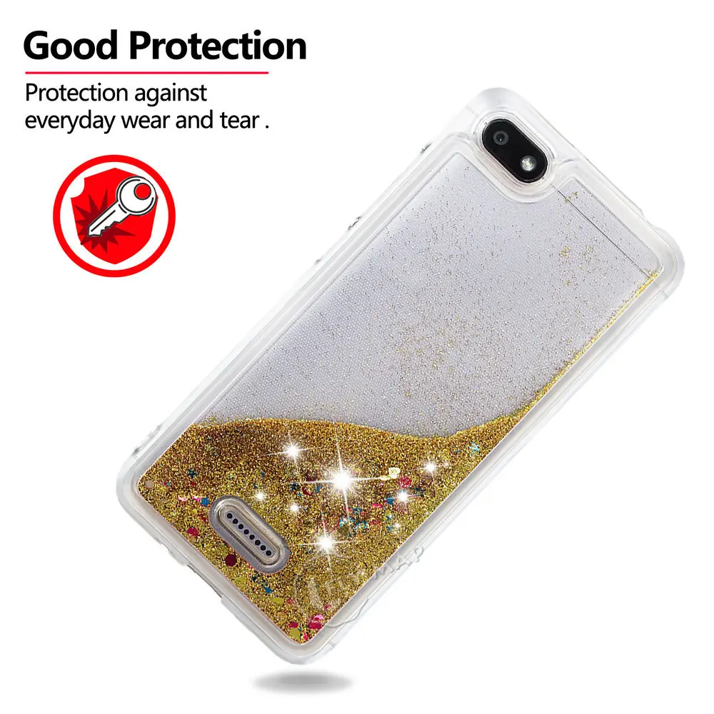 Liquid Case for Xiaomi Redmi 6 6A A6 Dynamic Quicksand Glitter Stars Phone Cover Red mi A Redmi6 Redmi6A |