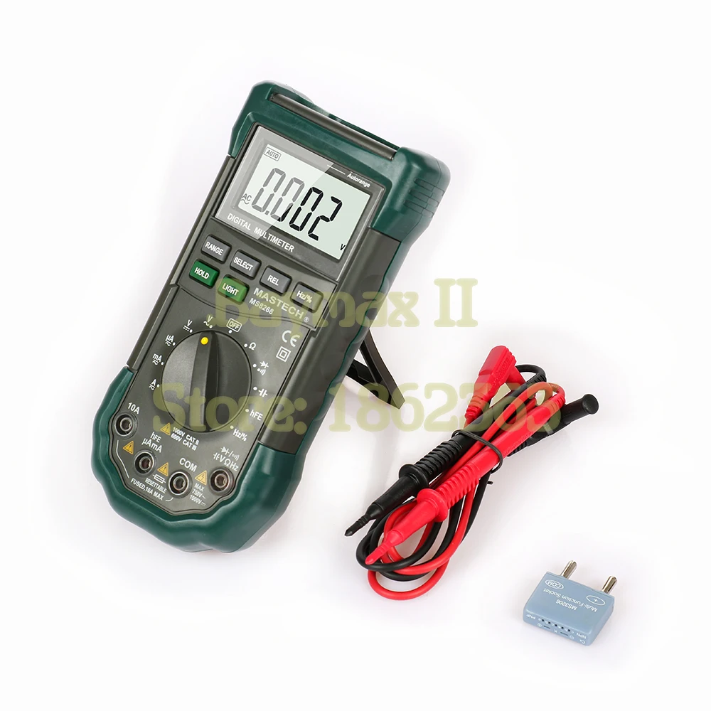 Цифровой автоматический/ручной Мультиметр Mastech MS8268 переменный/постоянный ток с