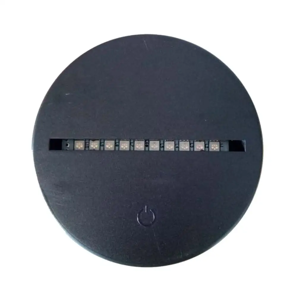 LED Lamp Bases for 3D Illusion Night Light 7 Colors Touch Switch Remote Control Replacement Base Table Desk Lamps | Освещение