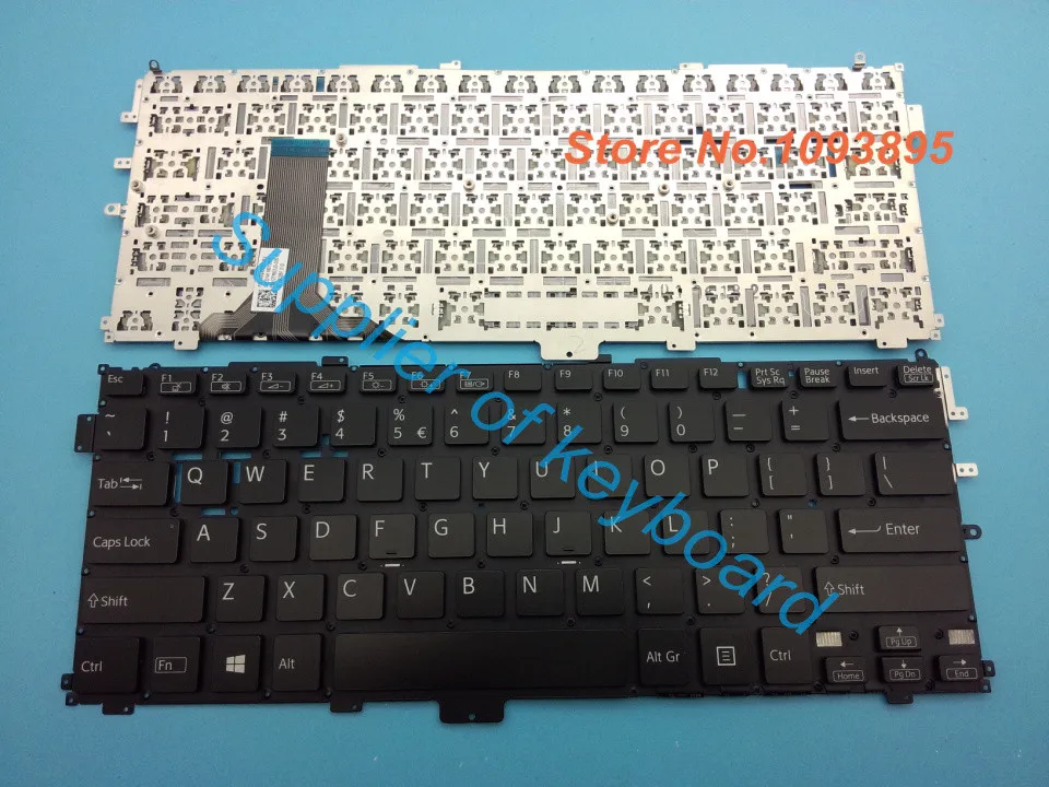 Новая английская клавиатура для Sony VAIO Pro 13 SVP13 SVP13A SVP132 SVP1321 SVP132A черная ноутбука |