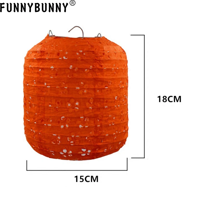 FUNNYBUNNY полые бумажные фонари, портативные светящиеся фонари, вечерние реквизит
