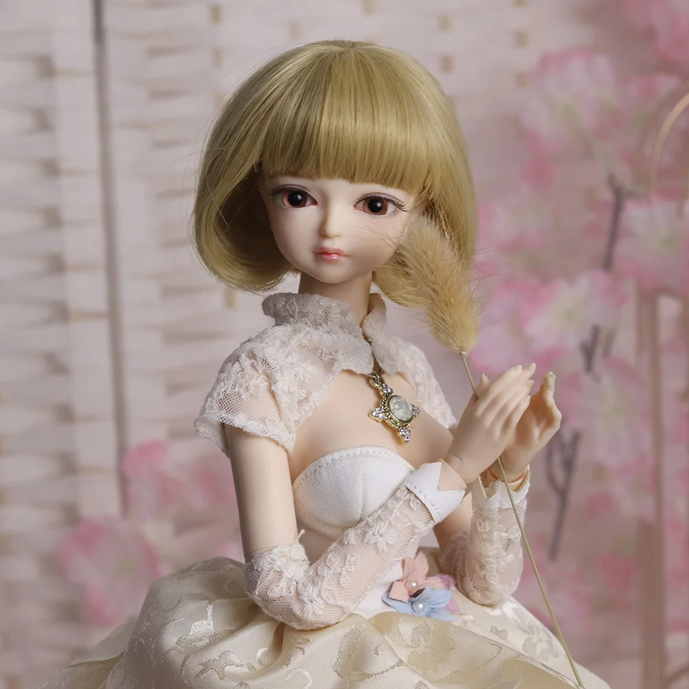 Шарнирная кукла Dream Fairy 1/4 45 см милая девушка с макияжем золотые длинные волосы