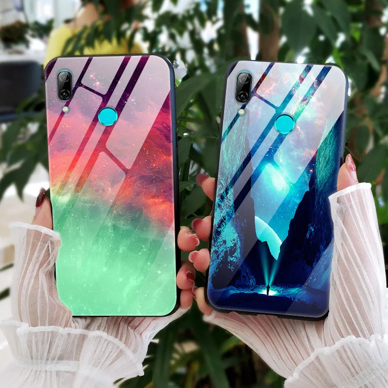 Чехол из закаленного стекла для Huawei Honor 7C 7A Pro 7 A Y5 Lite Y6 Prime 2018 Y7 2019 Y9 мягкий