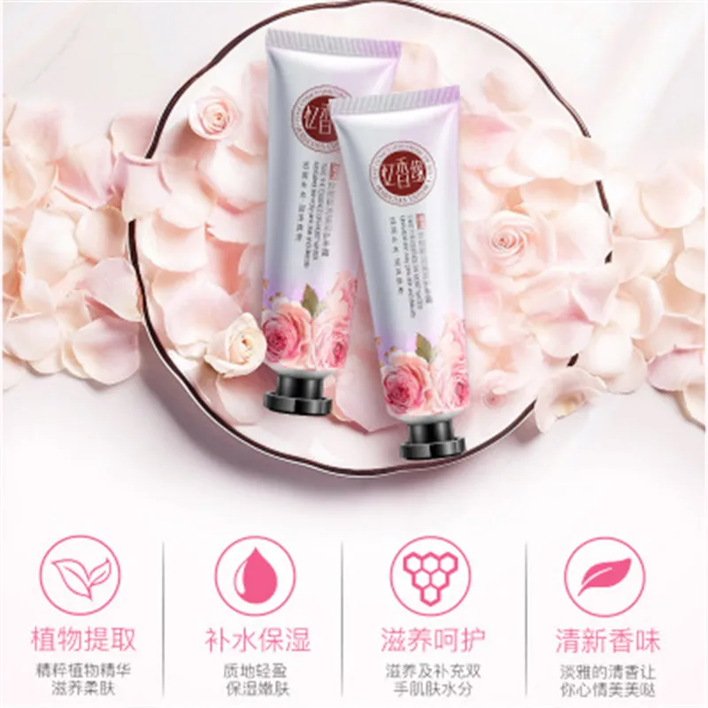 2018 Yixiangyuan крем для рук с розовым маслом лавандой увлажняющий лосьон и антисухий