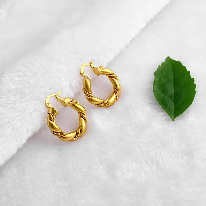 

New Design Hot Sale Fashion Twist Earrings For Woman Jewelry Of Gift