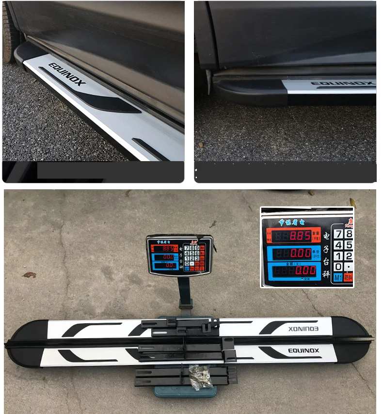 

Aluminum Running Board Side Step Nerf Bar Suitable FOR Chevrolet All New Equinox 2018 2019 2020