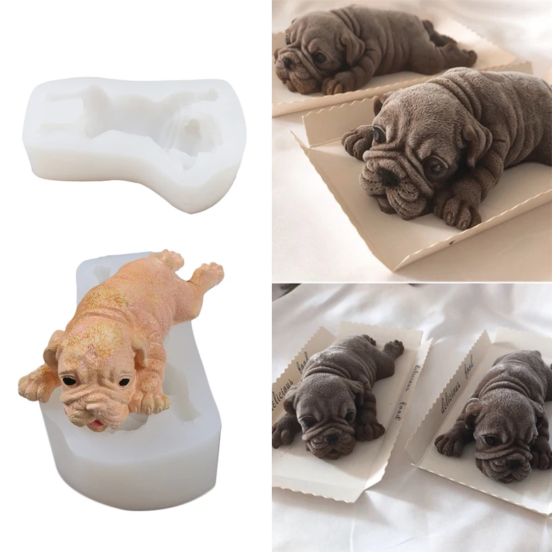 Новинка для собак стерео мусс форма мороженого домашних животных 3D Bulldog Shar Pei