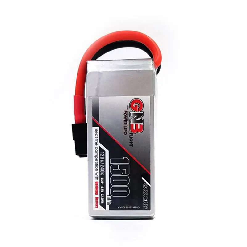 Новейшая Gaoneng GNB 14 8 V 1500 mAh 120C/240C 22.2WH FPV гоночная Lipo батарея w/Баланс провода