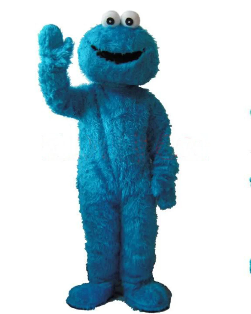 New Wedding Sesame Street Cookie Monster Adult Size Mascot Cosutme Suit Fancy dress | Тематическая одежда и униформа