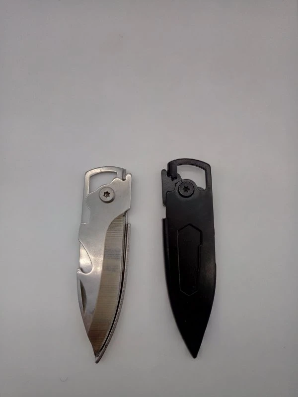 Карманный нож ключ из нержавеющей стали Мини Многофункциональный складной