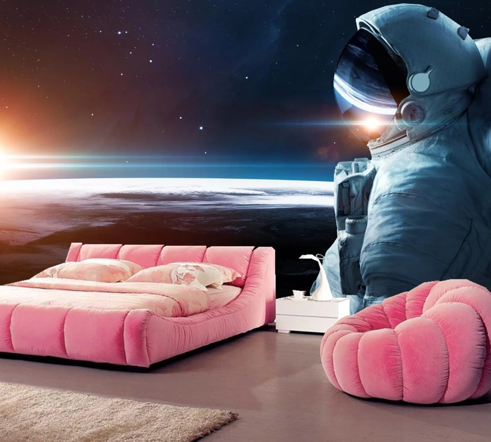 Обои для фотосъемки на поверхность планет шлема гостиной телевизора дивана