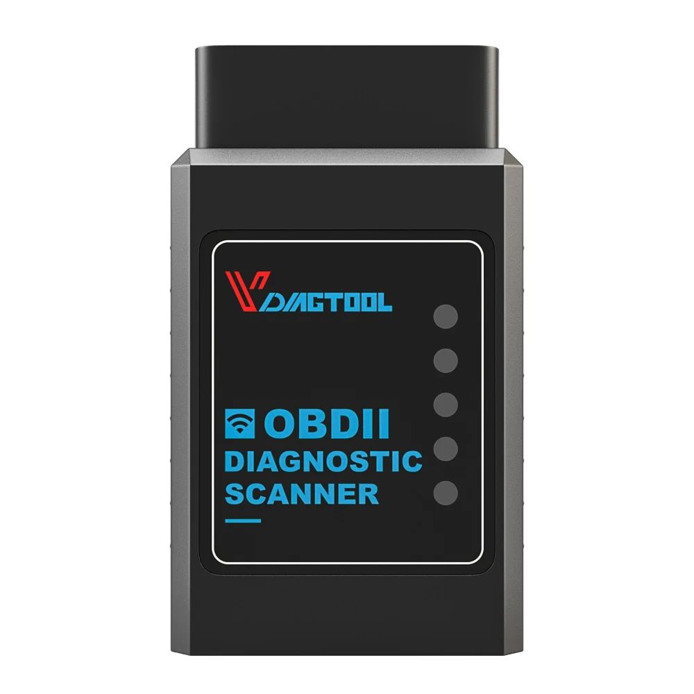 Black Color VDIAGTOOL ELM327 1,5 Wifi версия Авто диагностический и сканер инструмент ELM 327 Поддержка OBD2 протокол для Android для IOS код ридер - Цвет: Black Color
