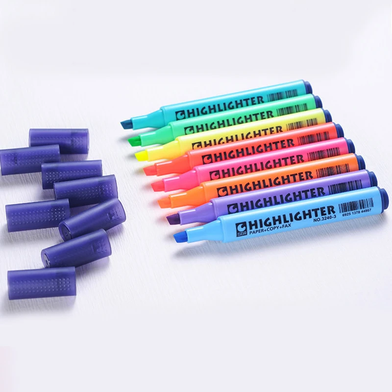 Копировальный маркер высокие светлые ручки красный розовый желтый promarkers флуоресцентный эскиз маркеры Кисть ручка Рисование манга анимация товары для рукоделия