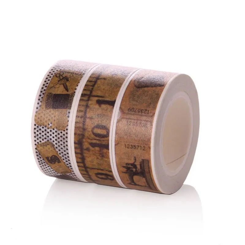 15mmX10m Kawaii Washi Paper Masking Tapes Tape Diy Scrapbooking Sticker Stationery School Supplies Papeleria Free shipping | Канцтовары