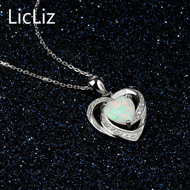 Женское ожерелье из серебра 925 пробы с фианитом|necklace women|opal drop necklacenecklace collar |