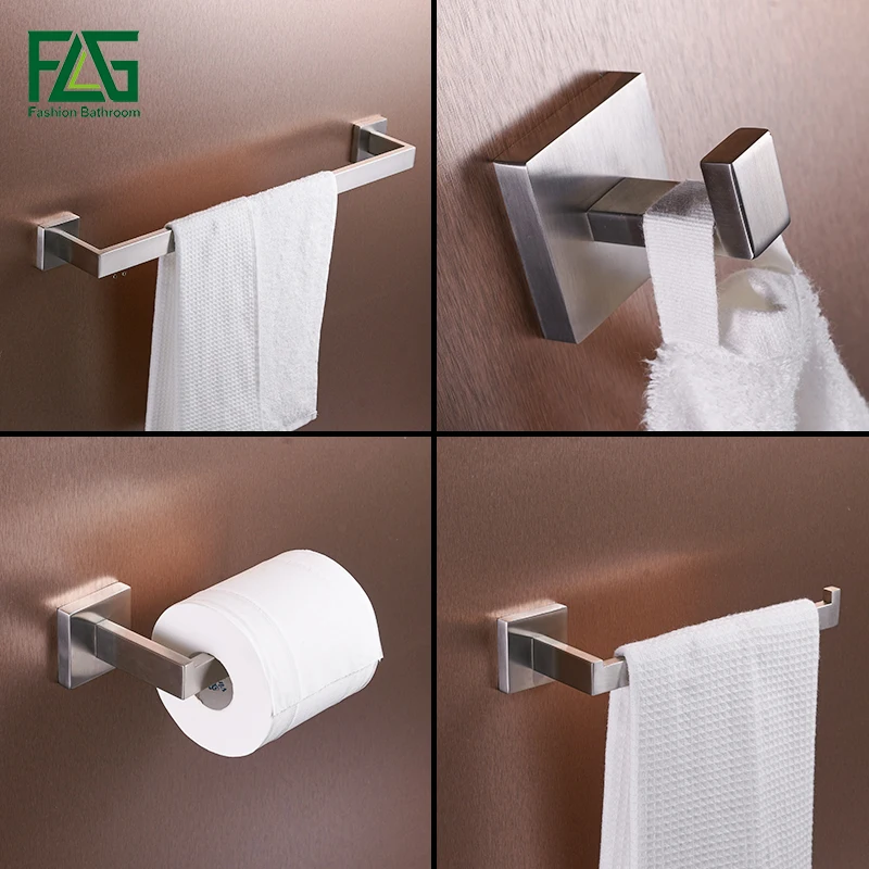 Аппаратные Наборы для ванной из нержавеющей стали 304 аксессуары комнаты: