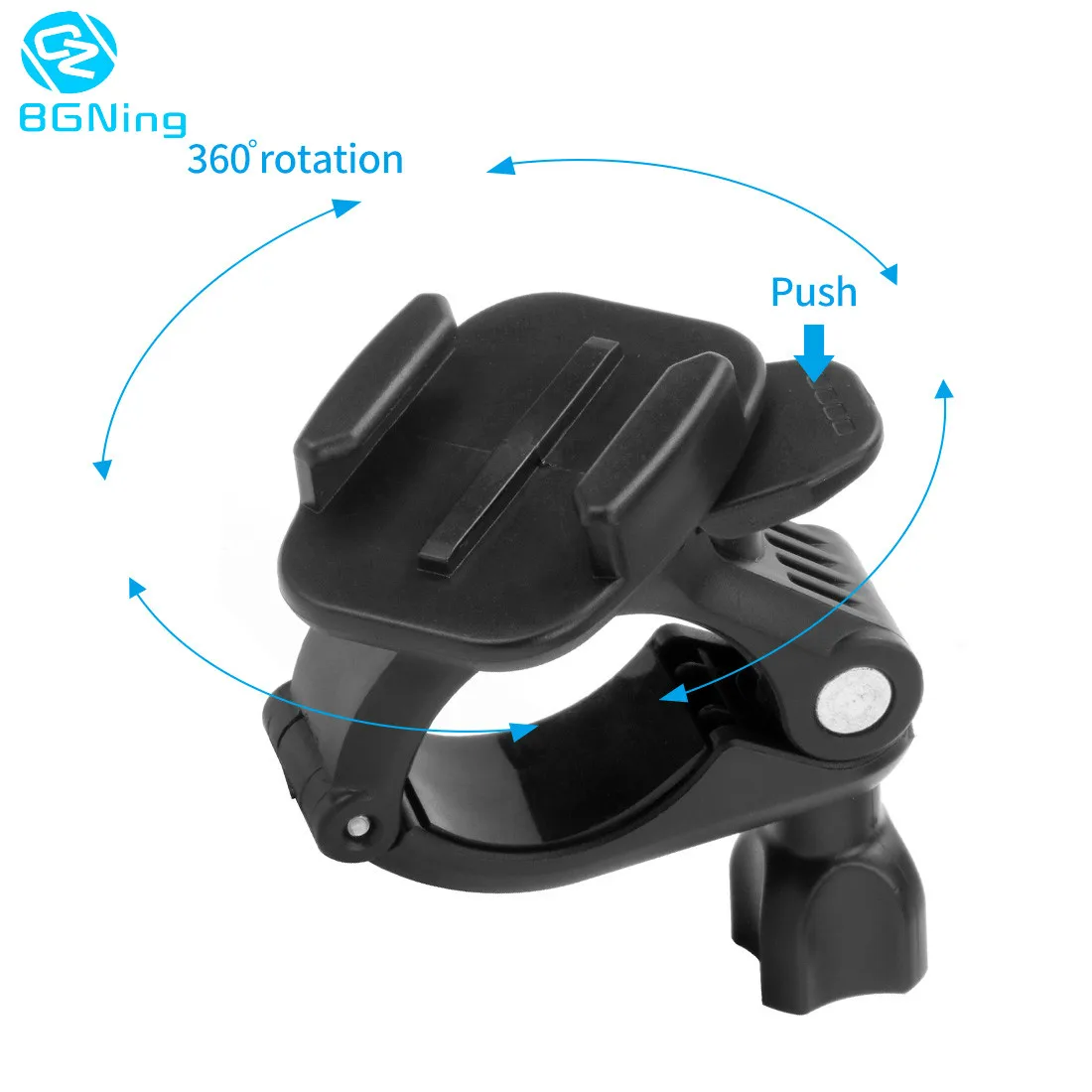 Адаптер для крепления на руль велосипеда мотоцикла с поворотом 360 градусов GOPRO Hero