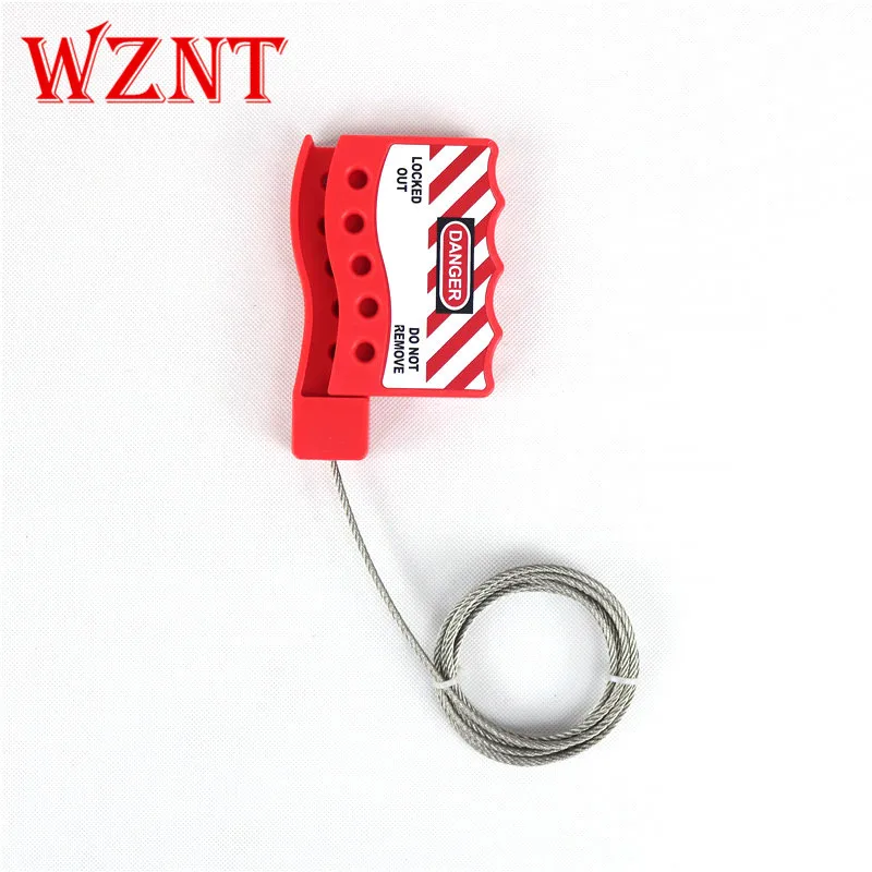 

free shipping 3mm Diameter Nylon Sheathed Metal Cable 1.8M Length Nylon Cable Lockout