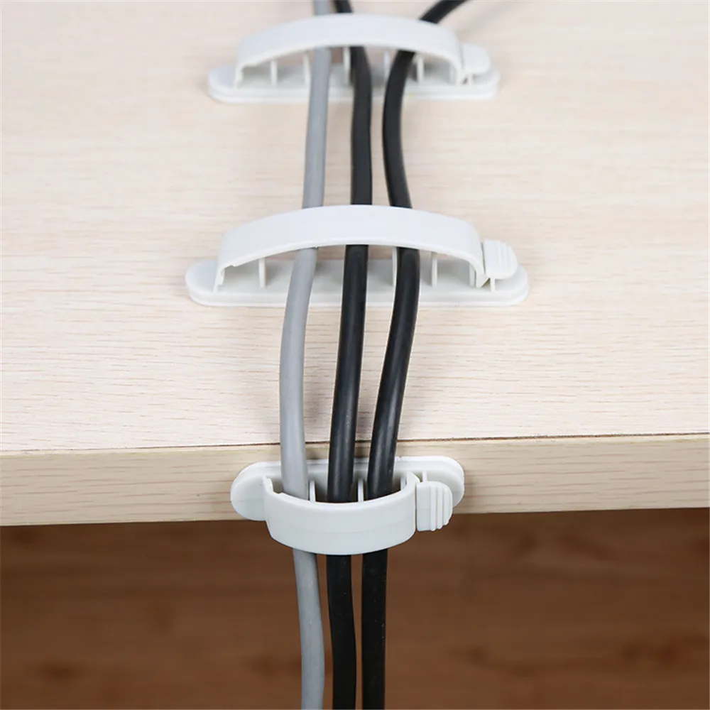 10 шт. самоклеящийся клейкий провод хранение зарядных устройств держатель кабеля