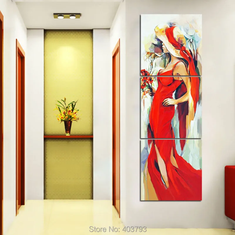 

Top Quality Modern HD Print The Beauty Landscape Oil Painting On Canvas Unframed Decorative Pictures 3 Pcs/Lot Home Decor